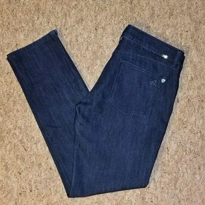 DL1961 Angel Stretch Skinny Ankle Jeans Dark Denim